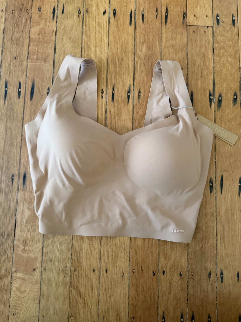 Skims naked plunge tank bra